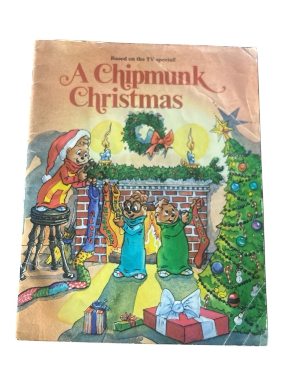 Vintage 1985 Book, “A Chipmunk Christmas” Paperback (Used)